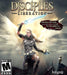 Cover art for Disciples: Liberation on PC Steam, featuring a fierce female warrior with angelic wings, wielding a glowing blue sword against a dramatic fantasy backdrop. Available as a digital key at RushGame.co