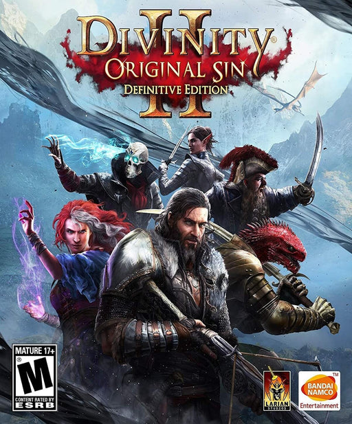 The cover art for Divinity: Original Sin 2 Definitive Edition on PC, available as a GOG CD Key. Featuring a party of diverse characters wielding weapons and magic, set against an epic fantasy backdrop. Get your digital copy now at RushGame.co.