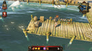 Gameplay screenshot - A player navigating a dockside town, engaging with NPCs and exploring the game’s rich world. Buy your Steam CD key today at RushGame.co