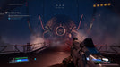 Gameplay screenshot from DOOM on PC Steam, where the player advances toward a massive, glowing core in a dark industrial setting. Fight through intense sci-fi horror—get your DOOM CD Key for Steam at RushGame.co today