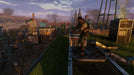 In game screenshot - A lone survivor surveys the city from a rooftop in Dying Light 2: Stay Human on Xbox One. The game’s open-world environment blends survival, parkour, and action in a vast post-apocalyptic setting. Buy your Dying Light 2 Xbox One CD Key US today at RushGame.co