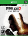Official cover art for Dying Light 2: Stay Human on Xbox One & Series X. The intense design features the protagonist’s face merging into a crumbling cityscape with parkour action and hordes of infected. Buy your Dying Light 2 Xbox digital key now at RushGame.co for fast and secure delivery!