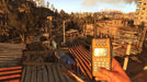 In game screenshot - "A player holds a cracked walkie-talkie on a sunlit rooftop, overlooking a decayed urban slum in Dying Light: Definitive Edition. Communicate with allies and survive the horrors of Harran in this ultimate zombie experience. Buy your PC Steam CD Key now at RushGame.co