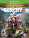 Official cover art for Far Cry 4: Gold Edition on Xbox One, featuring antagonist Pagan Min sitting confidently on a throne of weapons with the Himalayas in the background. Buy your Far Cry 4: Gold Edition Xbox One CD Key (US) instantly at RushGame.co for fast digital delivery