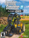 Official cover of Farming Simulator 22 - Platinum Edition for PC Steam, featuring a Volvo L200H high-lift loader in a vibrant countryside setting with logging operations in the background. Expand your farming experience—buy your Steam CD Key instantly at RushGame.co