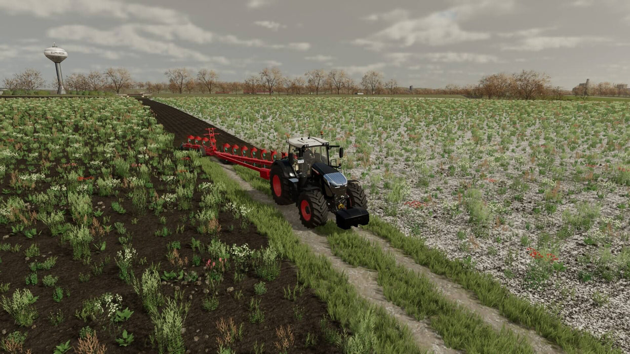 Gameplay screenshot -  Large Tractor Plowing a Field
A powerful modern tractor plowing a vast field in Farming Simulator 22 - Platinum Expansion DLC for PC Steam. The game provides realistic farming simulation with advanced machinery. Get your digital game key today at RushGame.co and cultivate your land