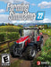 cover of Farming Simulator 22 for PC Steam, featuring a Massey Ferguson tractor driving through a lush countryside with vineyards and mountains in the background. Experience the most immersive farming simulation—buy your Steam CD Key now at RushGame.co