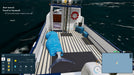 Fishing: North Atlantic PC Steam gameplay screenshot depicting a caught fish stored on deck during a fishing expedition near Yarmouth. Activate your Steam CD Key at RushGame.co and set sail for authentic Atlantic fishing experiences