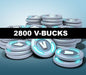 image of Fortnite 2800 V-Bucks for PS4 and PS5, featuring a stack of glowing blue virtual currency coins used to purchase skins, emotes, and battle passes in Fortnite. Get your Fortnite 2800 V-Bucks PS4/PS5 CD Key (US) now at RushGame.co and upgrade your in-game collection with premium content