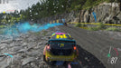 Gameplay from Forza Horizon 4 featuring a rally car racing through a muddy forest trail during a storm. Dominate every terrain—buy your Forza Horizon 4 key for Xbox One or PC now on RushGame.co