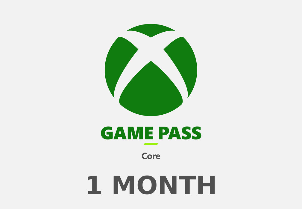 XBOX Game Pass Core 1 Month Subscription Card US