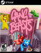 Gang Beasts cover for PC Steam, featuring colorful, gelatinous characters in wacky costumes fighting atop moving trucks. This hilarious multiplayer brawler offers chaotic physics-based combat. Get your Gang Beasts digital key now at RushGame.co and join the fun