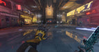 Gameplay screenshot - Intense urban combat in Ghostrunner 2 on PS5, featuring the player engaging multiple cyber-enhanced enemies in a neon-lit alleyway. Slice through foes with lightning-fast reflexes—buy your PS5 CD Key (NA) today at RushGame.co