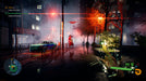 Gameplay screenshot - A tense combat scene from GhostWire: Tokyo on PC Steam, where the protagonist uses mystical energy against a ghostly figure in a fog-covered Tokyo street. Experience supernatural battles and urban horror—buy your GhostWire: Tokyo Steam key now at RushGame.co