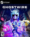 Cover art for GhostWire: Tokyo on PC Steam, featuring a masked supernatural entity looming over the protagonist wielding ethereal powers in a neon-lit Tokyo street. Buy your GhostWire: Tokyo Steam key now at RushGame.co and explore the haunted city