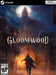 Official cover art for Gloomwood on PC Steam, featuring a mysterious figure holding a lantern while walking through a dark, foggy city under a full moon. Buy your Gloomwood Steam key now at RushGame.co and experience a thrilling stealth-horror adventure