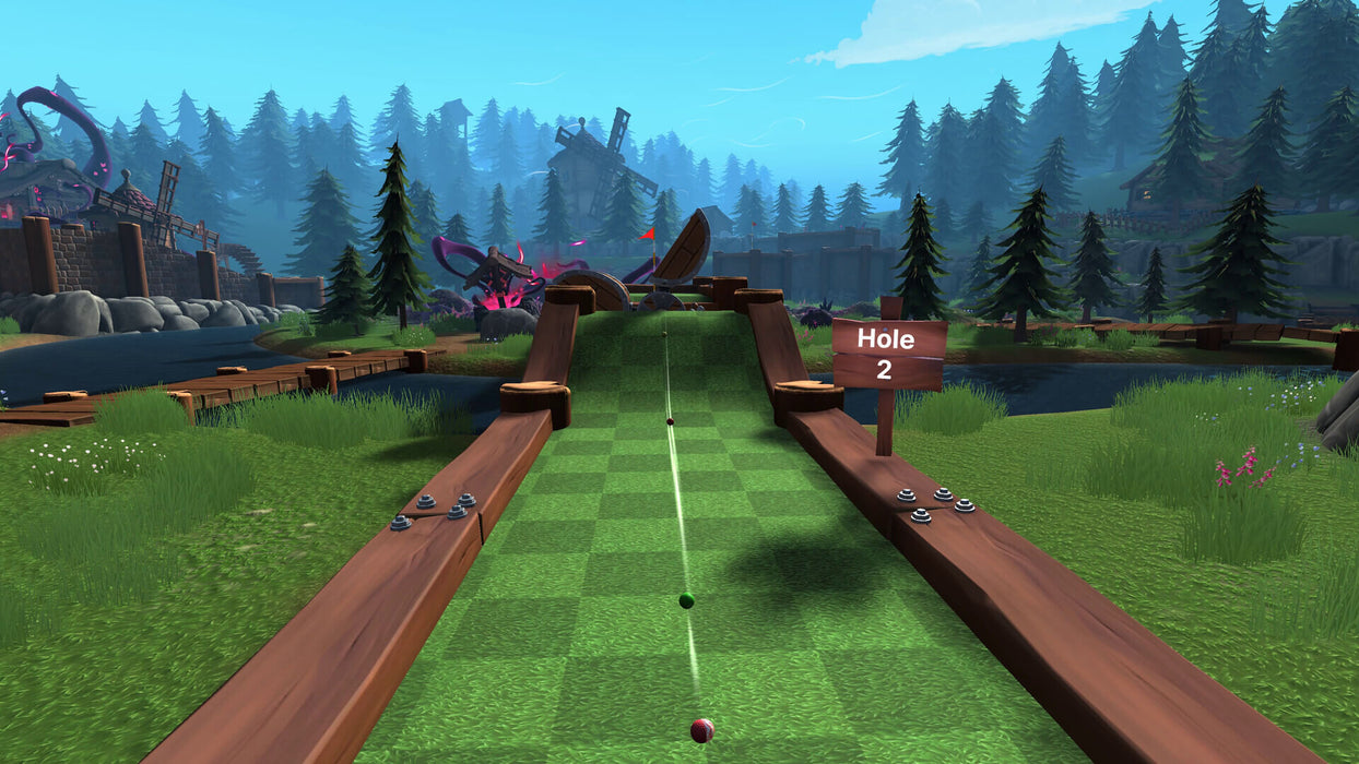 Gameplay screenshot - Master trick shots and creative courses in Golf With Your Friends PC Steam edition. Purchase your digital key at RushGame.co