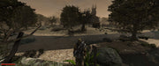Gothic II: Gold Edition PC Steam gameplay screenshot showing the protagonist exploring a dark, swampy area with a mysterious ruined church in the distance. Buy your Gothic II: Gold Edition PC Steam CD Key at RushGame.co and discover a vast and immersive RPG world