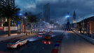 Gameplay screenshot - A neon-lit street circuit at night in GRID Legends, with racers competing under the city skyline. Buy GRID Legends Xbox One and Series X|S CD Key today at RushGame.co