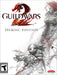 cover art for Guild Wars 2 Heroic Edition, available as a digital download CD key for the US region. The artwork features an Asura engineer in a dynamic pose alongside a fierce female warrior, set against a stylized monochrome background with red accents. Buy your Guild Wars 2 Heroic Edition CD key now at RushGame.co and embark on an epic MMORPG adventure in Tyria