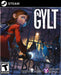 cover art for GYLT on PC, available as a Steam CD key. The artwork features a young girl holding a flashlight, cautiously looking back as eerie shadowy creatures lurk behind a fence. The dark, atmospheric setting emphasizes the game's blend of horror and adventure. Buy your GYLT Steam key now at RushGame.co and uncover the mysteries of this hauntingly beautiful narrative-driven experience
