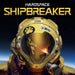 Cover art of Hardspace: Shipbreaker for PC Steam, featuring a close-up of a futuristic yellow space helmet with a reflection of a worker using a laser cutter to dismantle a spaceship. Set against the backdrop of deep space, this sci-fi simulation game challenges players to salvage spacecraft using advanced tools in a zero-gravity environment. Get your Hardspace: Shipbreaker PC Steam CD Key instantly at RushGame.co and start your space salvage career today