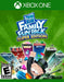 Cover art of Hasbro Family Fun Pack Super Edition for Xbox One, featuring a colorful and dynamic design with classic board games like Monopoly Plus, Risk, Risk: Urban Assault, Trivial Pursuit Live!, Boggle, and Battleship. The cheerful Mr. Monopoly is at the center, surrounded by game elements including dice, Scrabble tiles, tanks, and ships, symbolizing the fun and strategic challenges of this family-friendly collection. Get your Hasbro Family Fun Pack Super Edition Xbox One CD Key instantly at RushGame.co