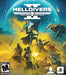 Cover art of HELLDIVERS 2 for PC Steam, featuring an intense battle scene with heavily armored soldiers fighting against monstrous alien creatures. Get your HELLDIVERS 2 PC Steam CD Key instantly at RushGame.co and join the fight to protect humanity in this action-packed co-op shooter