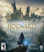 Cover art for Hogwarts Legacy PC Steam version, showcasing a cloaked wizard with a glowing wand gazing at the iconic Hogwarts castle bathed in morning light, with magical creatures flying overhead. Get your digital Steam key now at RushGame.co and begin your wizarding adventure today