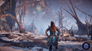 Horizon Zero Dawn Complete Edition - Aloy heading towards a mountain