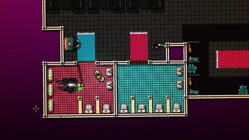 hotline miami - screenshot from the bathroom 