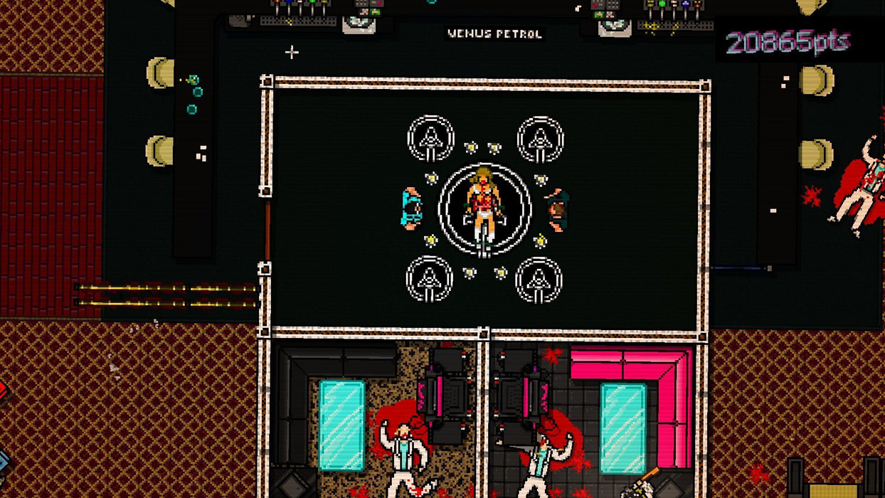 Hotline miami - screenshot from the gameplay