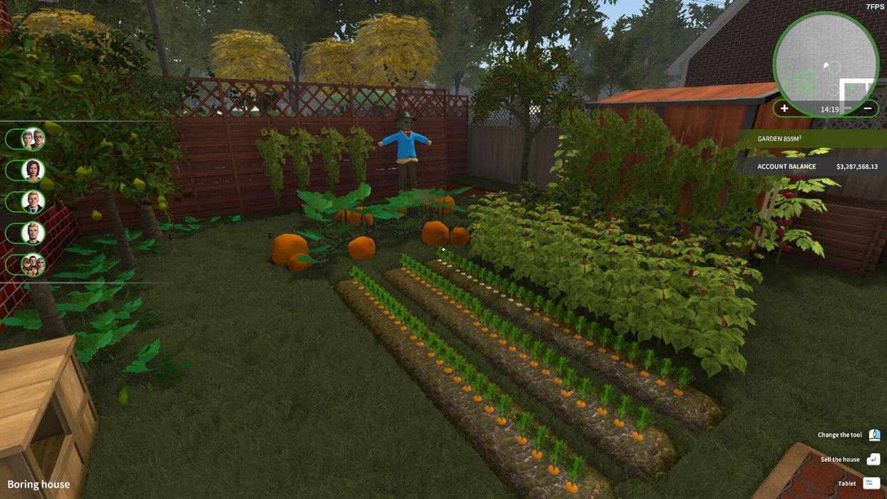 House Flipper Garden DLC Steam - Vegetable garden