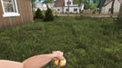 House Flipper Garden DLC Steam - Lawn mowing scene in front of a house