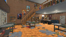 House Flipper Luxury DLC screenshot showing a cluttered loft workspace before renovation, highlighting detailed interior design elements and renovation potential. Purchase your House Flipper Luxury DLC Steam CD Key at RushGame.co for fast digital delivery and immersive gameplay