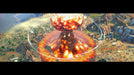 Gameplay screen - A dramatic nuclear explosion erupts over a futuristic city in Humankind for PC Steam. Experience the rise and fall of civilizations—buy your Steam CD key at RushGame.co