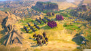 Humankind Steam screenshot - Various warrior formations surrounded by mountains