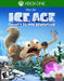 Alt: Cover art for Ice Age: Scrat's Nutty Adventure on Xbox One, showing Scrat leaping toward a glowing acorn in a snowy forest. Get your Xbox One CD key (US) at RushGame.co and join Scrat on his hilarious frozen quest