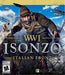 Cover art for Isonzo on PC Steam, showing a WWI Italian soldier climbing through the Alps with a bayonet in hand and a rifle on his back. Experience the brutal reality of World War I's Italian Front—get your Isonzo Steam CD key now at RushGame.co