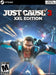 Cover art for Just Cause 3 XXL Edition on Steam, featuring Rico Rodriguez flying with a wingsuit and armed with explosives in a high-octane action scene. Get your Steam CD Key now at RushGame.co and dive into the explosive chaos of open-world freedom and destruction