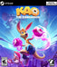 Cover art for Kao the Kangaroo on PC via Steam – features the brave kangaroo Kao with glowing magical boxing gloves, ready to leap into action in a colorful platformer world. Get your Steam game key today at RushGame.co and join the adventure