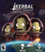 Cover image of Kerbal Space Program for PC Steam, showing three Kerbonauts in space suits overlooking Earth with a rocket launching into orbit. Purchase your digital Steam CD key at RushGame.co and take control of your own space program today