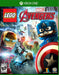 Cover image of LEGO Marvel's Avengers for Xbox One, featuring LEGO-style heroes like Iron Man, Captain America, Hulk, and Black Widow in action-packed battle scenes. Purchase the Xbox One CD Key US at RushGame.co for instant digital delivery and superhero fun.