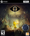 Cover art for Little Nightmares on PC Steam, showing the character Six in a yellow raincoat holding a lighter and reaching toward a mysterious door in a dark, oversized kitchen. Buy the Steam CD Key now at RushGame.co and step into a creepy, atmospheric puzzle-platformer filled with suspense and twisted environments