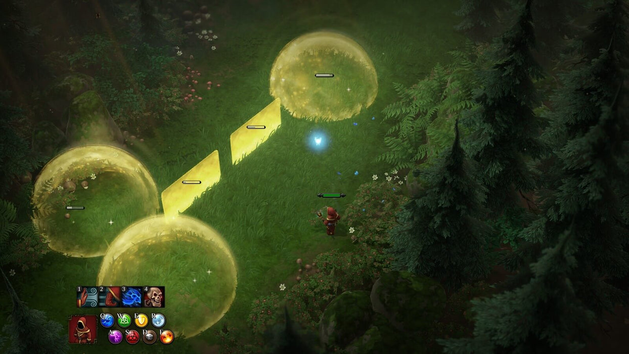 A magical shield deflects attacks in a lush forest setting in Magicka 2 Steam code. Defend yourself with spells and explore the magical world by grabbing your Steam key from RushGame.co