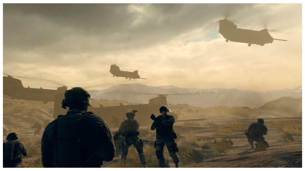 A squad of soldiers faces an intense helicopter assault in Medal of Honor PC on EA Play. Experience immersive warfare with this action-packed shooter. Available at RushGame.co