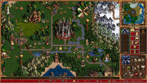 Heroes of Might and Magic III: Complete Edition - Hero exploring a detailed overworld map