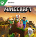 Promotional image for Minecraft Windows 10 Edition on PC, showcasing Steve, Alex, and familiar mobs like creepers and skeletons in a vibrant blocky landscape. Purchase your Minecraft Windows 10 Edition CD Key today at RushGame.co and start building your digital world instantly