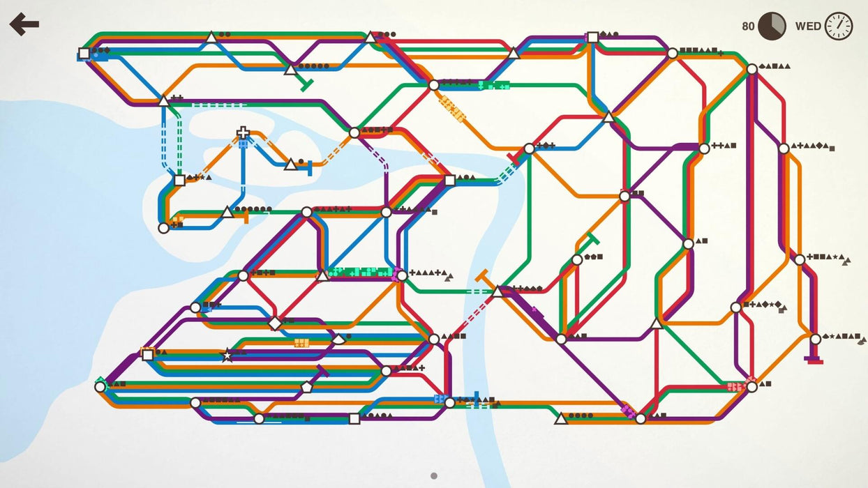 Mini Metro GOG code - gameplay screenshot