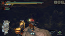 Nighttime exploration in Monster Hunter: Rise steam key: A hunter and their Palico prepare to explore during the night in Monster Hunter: Rise for PC Steam. The high-quality visuals and intricate map system are featured in this screenshot. Available for purchase at RushGame.co